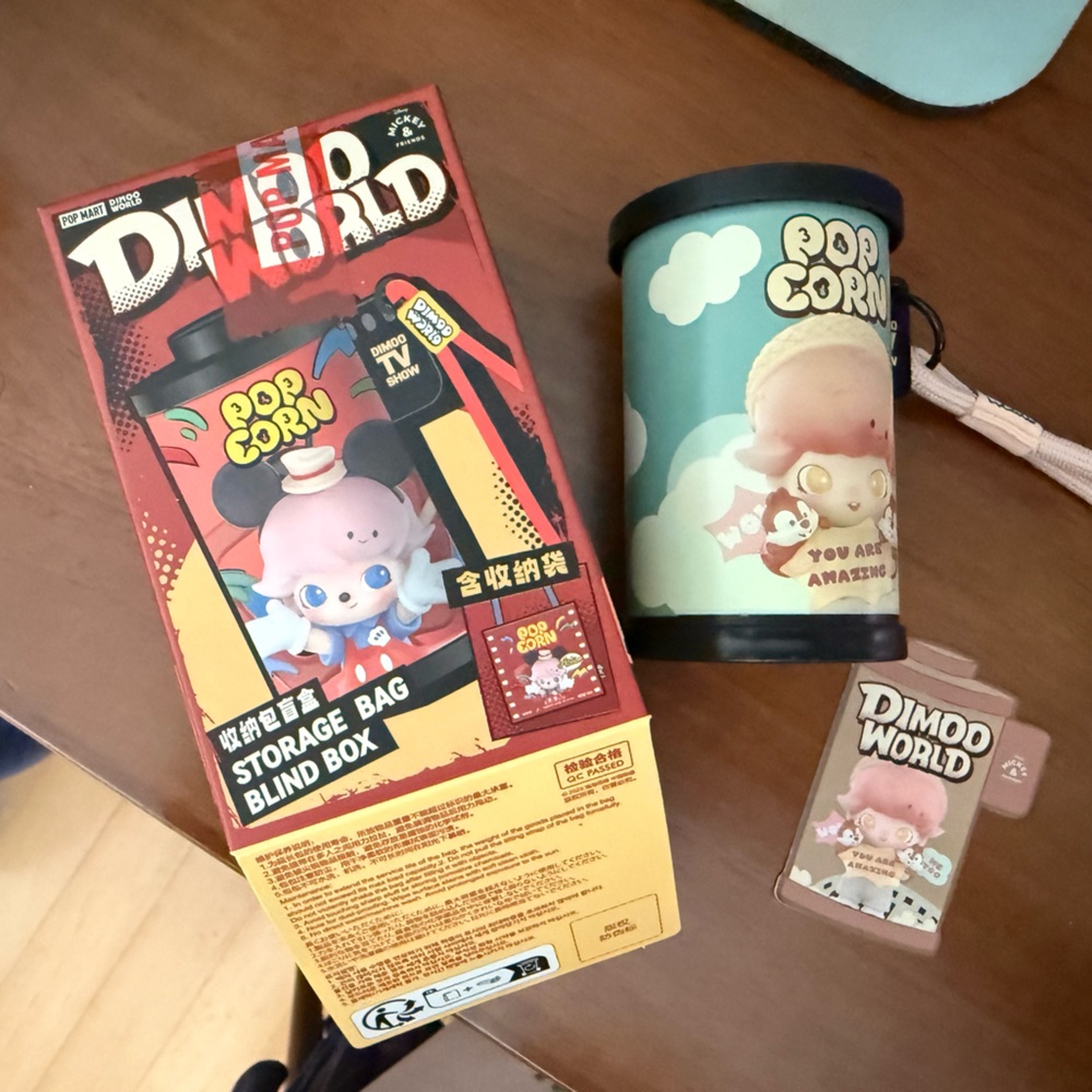 DIMOO WORLD × DISNEY Series-Storage Bag Blind Box - Chip & Dale
